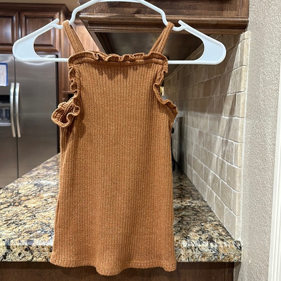 Janie and Jack Other - Janie and Jack girls size 10 Bronze color tank top